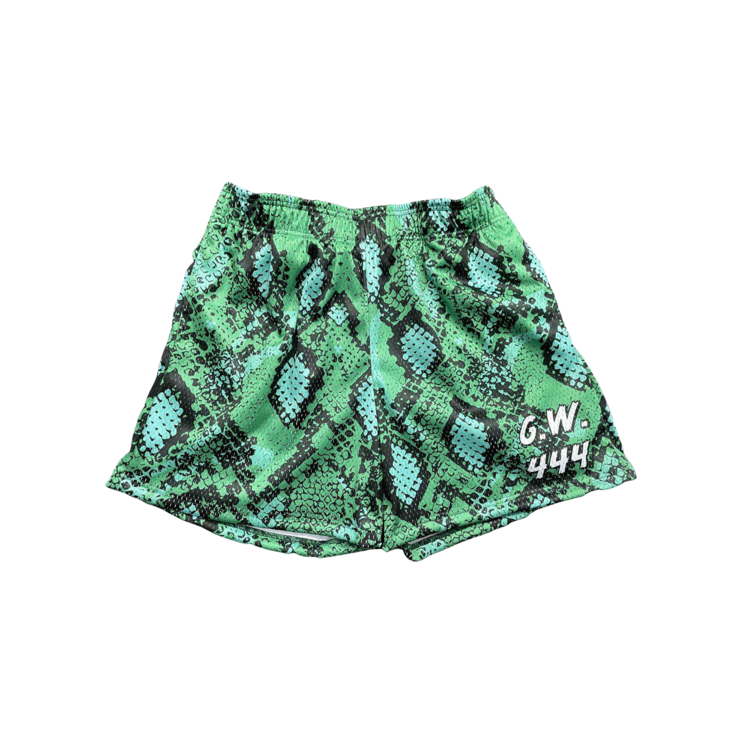 GraveWay Snakeskin Patterned Custom Shorts