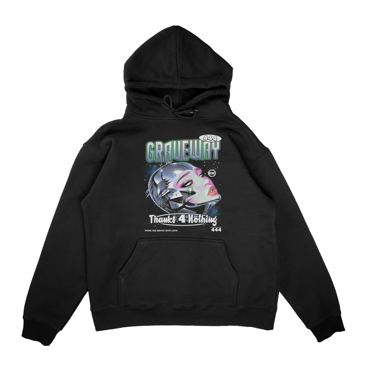 "Thanks 4 Nothing Hoodie" GraveWay Apparel Fall 2023 Ready-to-Wear Collection